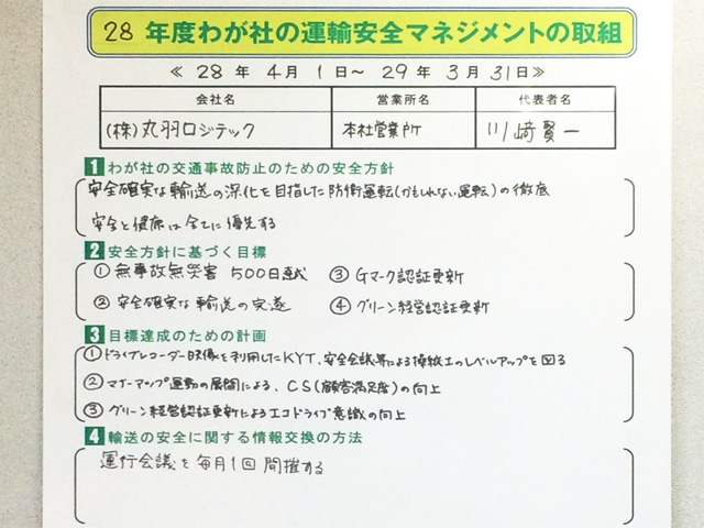 運輸安全マネジメント